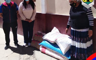 ENTREGA DE ALIMENTOS DEL COLEGIO SEMINARIO SAN CRISTOBAL.